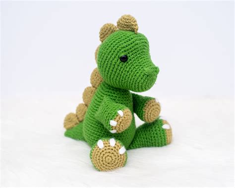 dinosaur plush crochet pattern|free printable dinosaur crochet patterns.